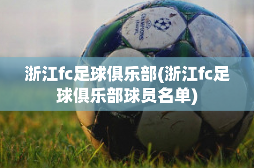 浙江fc足球俱乐部(浙江fc足球俱乐部球员名单)