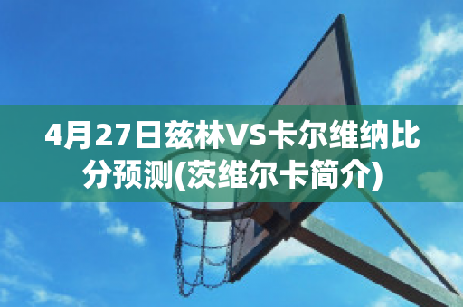 4月27日兹林VS卡尔维纳比分预测(茨维尔卡简介)