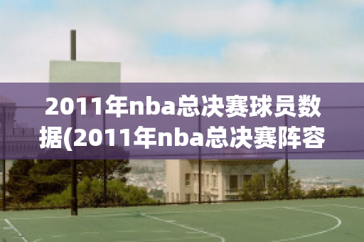 2011年nba总决赛球员数据(2011年nba总决赛阵容)