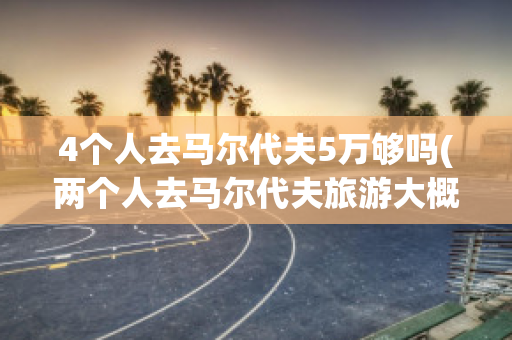 4个人去马尔代夫5万够吗(两个人去马尔代夫旅游大概多少钱)