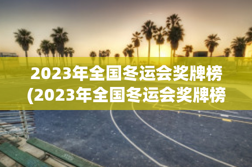 2023年全国冬运会奖牌榜(2023年全国冬运会奖牌榜最新)