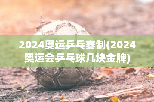 2024奥运乒乓赛制(2024奥运会乒乓球几块金牌)