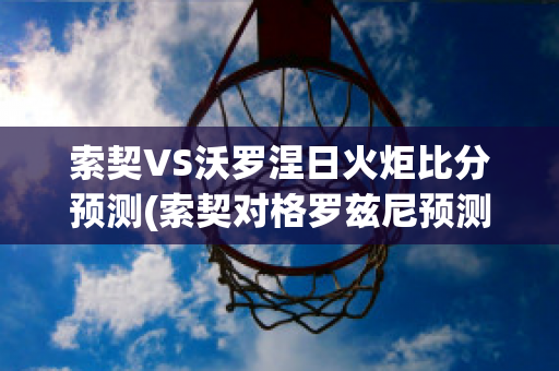 索契VS沃罗涅日火炬比分预测(索契对格罗兹尼预测)