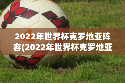 2022年世界杯克罗地亚阵容(2022年世界杯克罗地亚阵容公布)