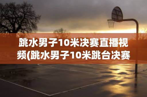 跳水男子10米决赛直播视频(跳水男子10米跳台决赛直播)