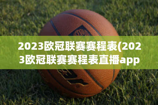 2023欧冠联赛赛程表(2023欧冠联赛赛程表直播app)