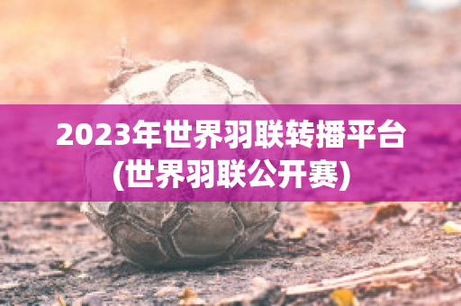 2023年世界羽联转播平台(世界羽联公开赛)