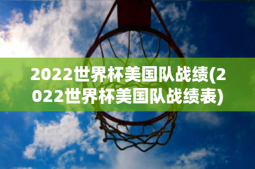 2022世界杯美国队战绩(2022世界杯美国队战绩表)