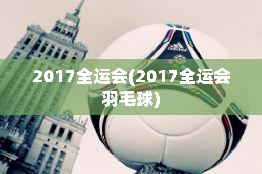 2017全运会(2017全运会羽毛球)