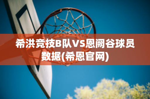 希洪竞技B队VS恩阙谷球员数据(希恩官网)