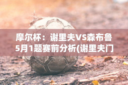 摩尔杯：谢里夫VS森布鲁5月1题赛前分析(谢里夫门将)