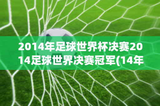 2014年足球世界杯决赛2014足球世界决赛冠军(14年足球世界杯决赛是哪两个国家)