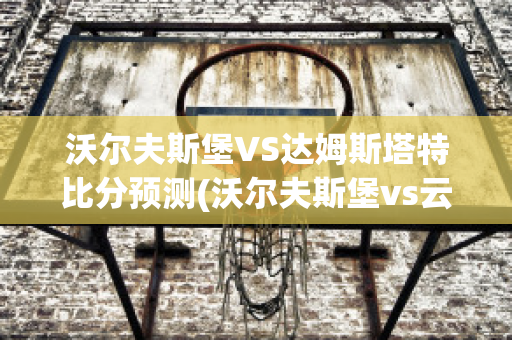 沃尔夫斯堡VS达姆斯塔特比分预测(沃尔夫斯堡vs云达不莱梅)