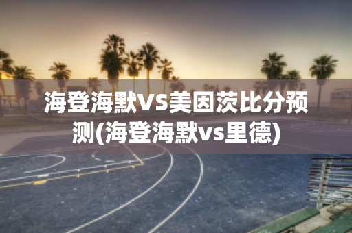 海登海默VS美因茨比分预测(海登海默vs里德)