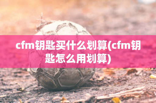 cfm钥匙买什么划算(cfm钥匙怎么用划算)