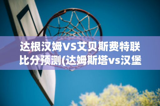 达根汉姆VS艾贝斯费特联比分预测(达姆斯塔vs汉堡比分预测)