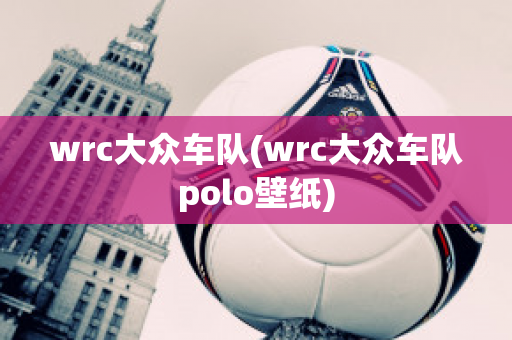 wrc大众车队(wrc大众车队polo壁纸)