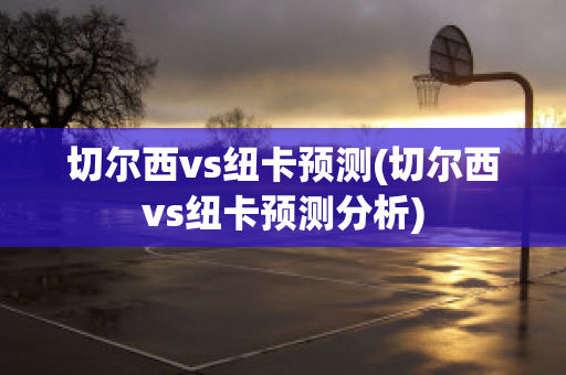 切尔西vs纽卡预测(切尔西vs纽卡预测分析)