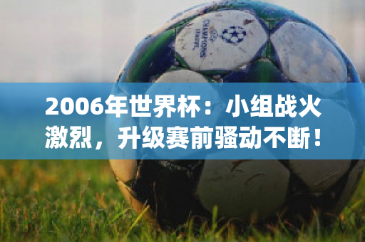 2006年世界杯：小组战火激烈，升级赛前骚动不断！(2006年世界杯百科)