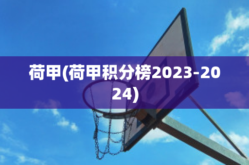 荷甲(荷甲积分榜2023-2024)