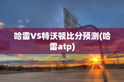 哈雷VS特沃顿比分预测(哈雷atp)