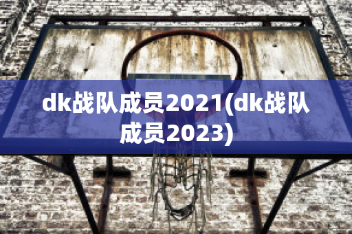 dk战队成员2021(dk战队成员2023)