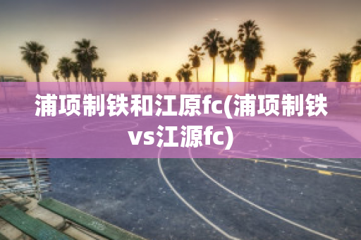 浦项制铁和江原fc(浦项制铁vs江源fc)