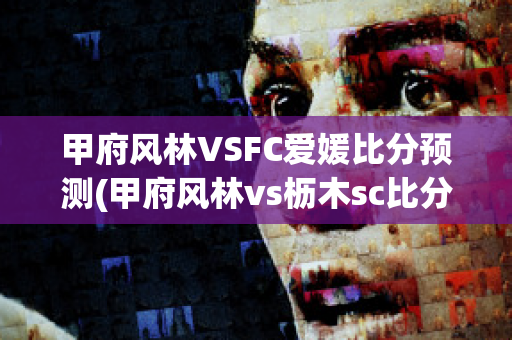 甲府风林VSFC爱媛比分预测(甲府风林vs枥木sc比分结果)