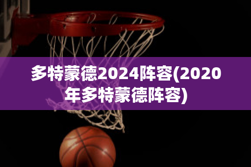 多特蒙德2024阵容(2020年多特蒙德阵容)