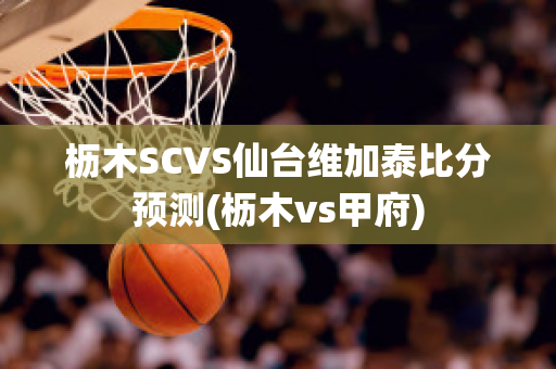 枥木SCVS仙台维加泰比分预测(枥木vs甲府)