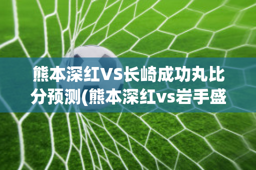 熊本深红VS长崎成功丸比分预测(熊本深红vs岩手盛冈仙鹤)