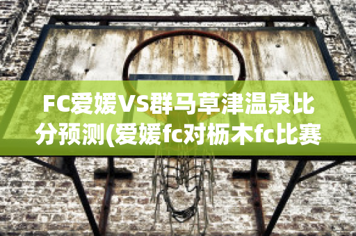 FC爱媛VS群马草津温泉比分预测(爱媛fc对枥木fc比赛预测)