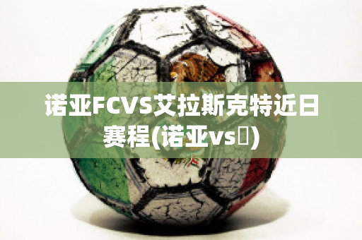 诺亚FCVS艾拉斯克特近日赛程(诺亚vs澪)