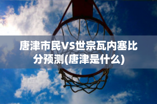 唐津市民VS世宗瓦内塞比分预测(唐津是什么)