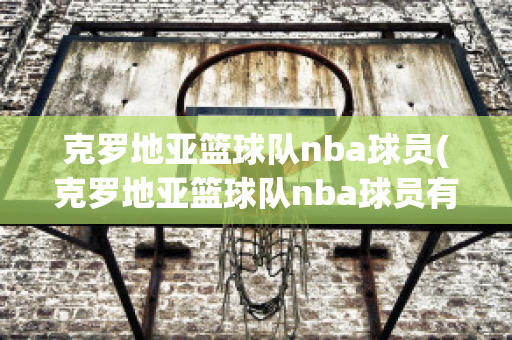 克罗地亚篮球队nba球员(克罗地亚篮球队nba球员有哪些)