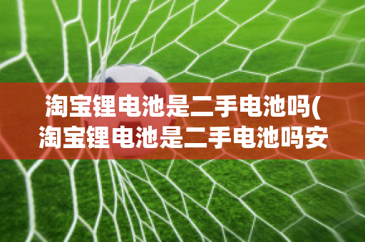 淘宝锂电池是二手电池吗(淘宝锂电池是二手电池吗安全吗)