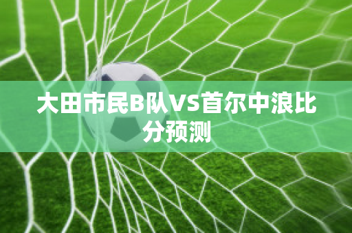 大田市民B队VS首尔中浪比分预测