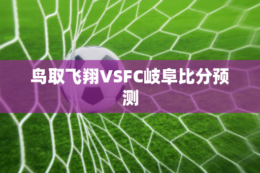 鸟取飞翔VSFC岐阜比分预测