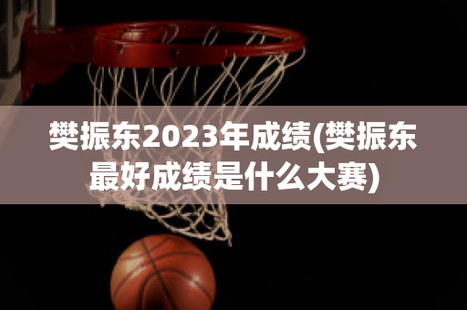 樊振东2023年成绩(樊振东最好成绩是什么大赛)