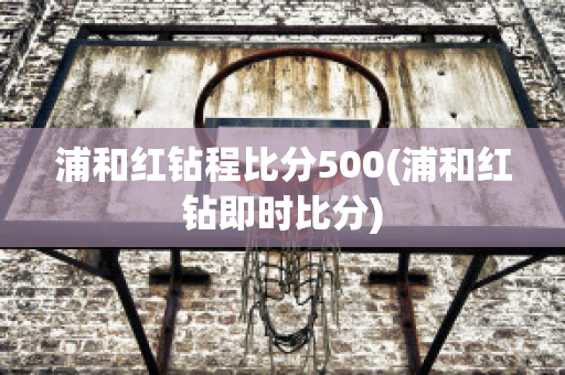 浦和红钻程比分500(浦和红钻即时比分)