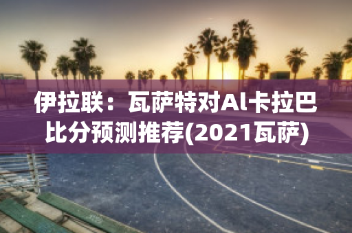 伊拉联：瓦萨特对Al卡拉巴比分预测推荐(2021瓦萨)