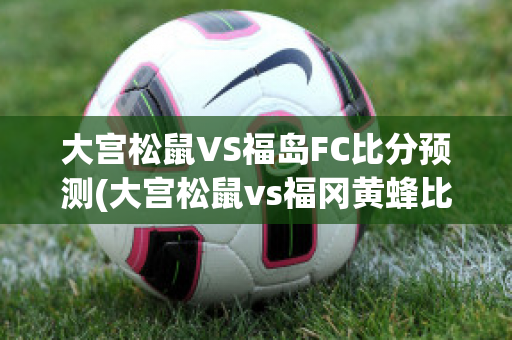 大宫松鼠VS福岛FC比分预测(大宫松鼠vs福冈黄蜂比赛结果)