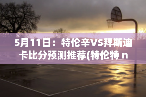 5月11日：特伦辛VS拜斯迪卡比分预测推荐(特伦特 nba)