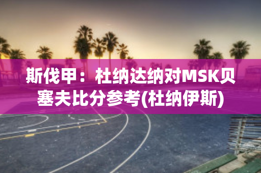 斯伐甲：杜纳达纳对MSK贝塞夫比分参考(杜纳伊斯)