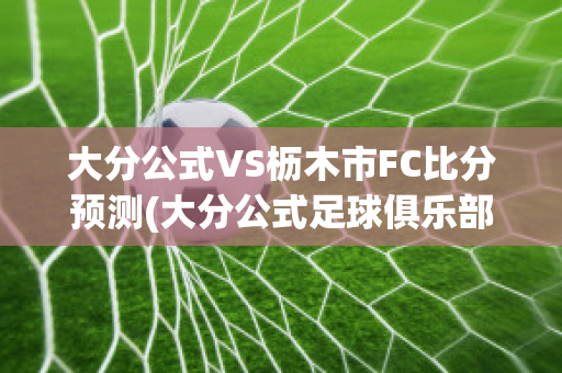 大分公式VS枥木市FC比分预测(大分公式足球俱乐部)