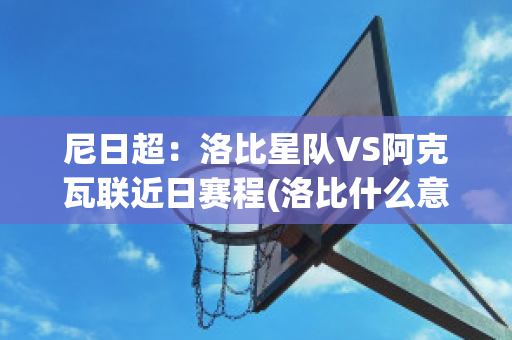 尼日超：洛比星队VS阿克瓦联近日赛程(洛比什么意思)