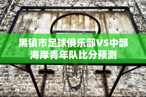 黑镇市足球俱乐部VS中部海岸青年队比分预测