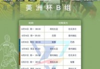 美洲杯最新赛程决赛:美洲杯最新赛程决赛时间